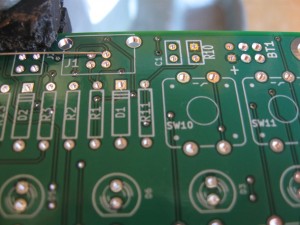 Artemis Synthesizer PCB Closeup